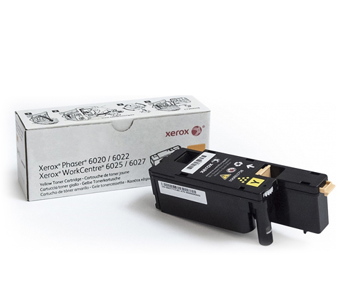 טונר למדפסת לייזר Xerox בצבע צהוב דגם 106R02762 למדפסת 6020 / 6022 / 6025 / 6027
