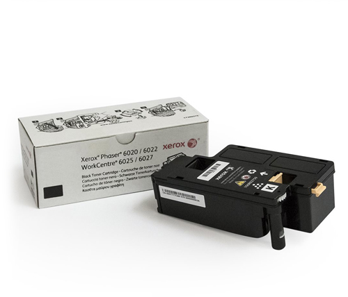 טונר למדפסת לייזר Xerox בצבע שחור דגם 106R02763 למדפסת 6020 / 6022 / 6025 / 6027