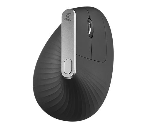 עכבר אלחוטי ארגונומי Logitech MX Vertical Ergonomic Bluetooth בצבע שחור