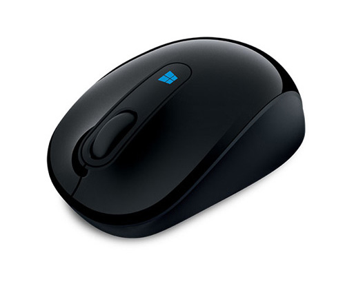 עכבר אלחוטי נייד Microsoft Sculpt צבע שחור