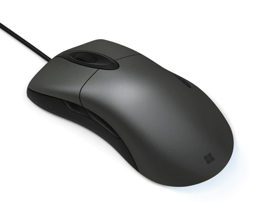 עכבר Microsoft Classic Intellimouse HDQ-00007 בצבע אפור ושחור
