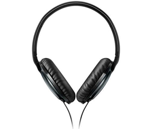 אוזניות Philips SHL4805BK עם מיקרופון בצבע שחור 