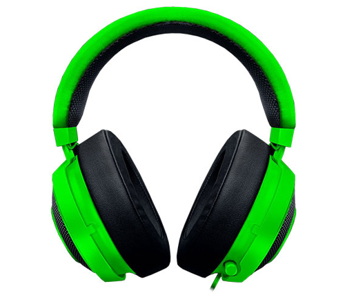 אוזניות גיימינג Razer Kraken Pro V2 Oval עם מיקרופון בצבע ירוק