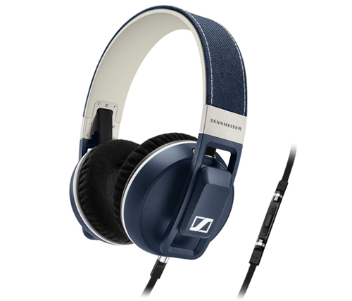 אוזניות Sennheiser URBANITE XL עם מיקרופון בצבע כחול כהה