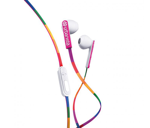 אוזניות Urbanista San Francisco עם מיקרופון בצבעי הקשת