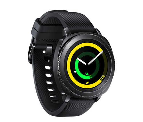 שעון סמסונג Samsung Gear Sport SM-R600 בצבע שחור אחריות היבואן הרשמי