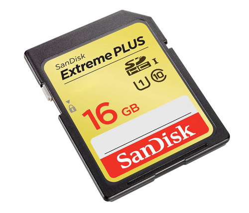 כרטיס זכרון SanDisk Extreme® SDHC UHS-I SDSDXNE-016G - בנפח 16GB