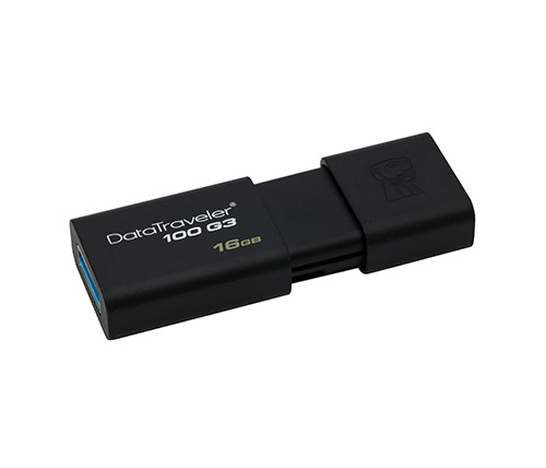 זכרון נייד Kingston DataTraveler 100 G3 USB 3.0 - בנפח 16GB
