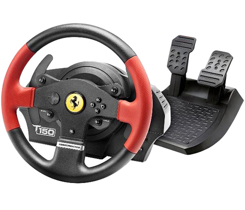 הגה מרוצים ודוושות ThrustMaster T150 Ferrari Wheel Force Feedback ל-PC / Playstation 3 / Playstation 4