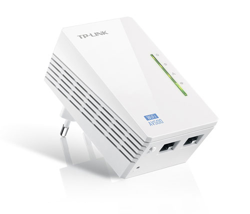 מתאם רשת ומגדיל טווח TP-LINK AV500 TL-WPA4220 Wi-Fi עד 300Mbps