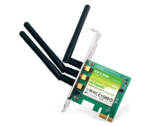 כרטיס רשת אלחוטי TP-Link TL-WDN4800 PCIE תקן N עד 450Mbps