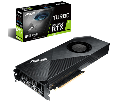 כרטיס מסך Asus Nvidia GeForce RTX 2080 TURBO-RTX2080-8G 8GB GDDR6
