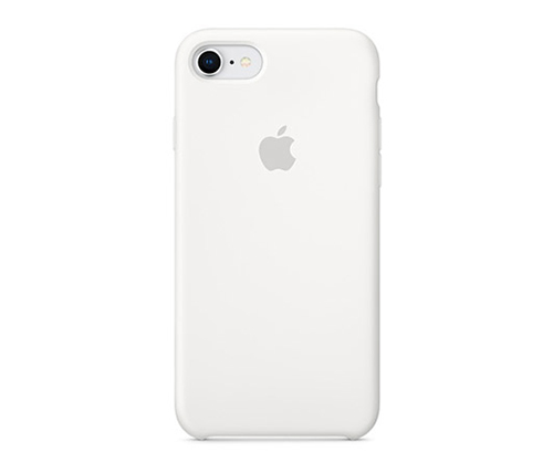 כיסוי סיליקון לטלפון Apple iPhone 7 / 8 בצבע לבן