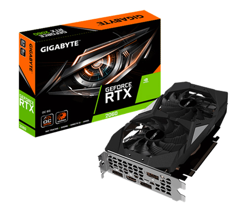 כרטיס מסך Gigabyte GeForce RTX 2060 OC 6GB GDDR6