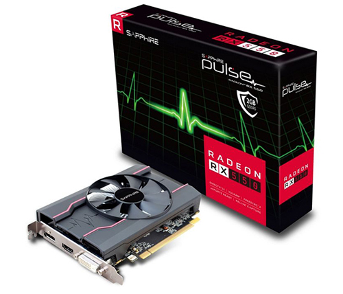 כרטיס מסך Sapphire PULSE Radeon RX 550 2GD5 2GB GDDR5
