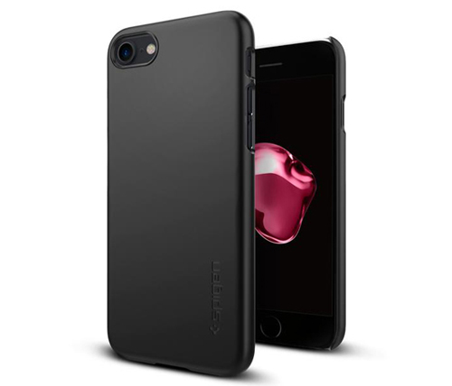 כיסוי לטלפון Spigen Thin Fit iPhone 7 / iPhone 8 בצבע שחור 