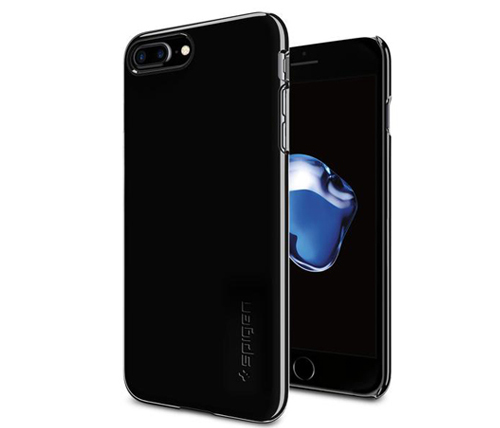 כיסוי לטלפון Spigen Thin Fit iPhone 7 Plus / 8 Plus בצבע שחור