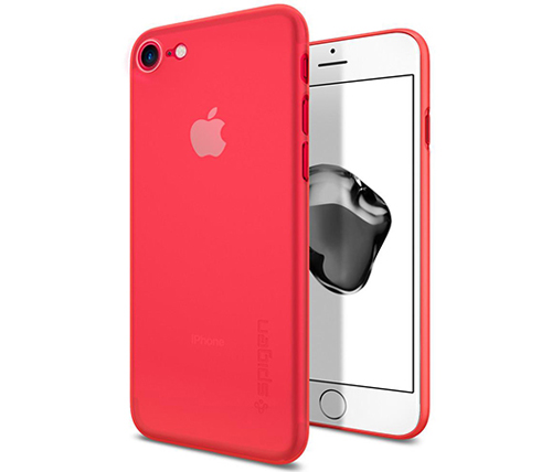 כיסוי לטלפון Spigen AirSkin iPhone 7 / 8 בצבע אדום