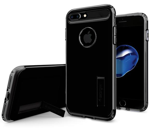 כיסוי לטלפון Spigen Slim Armor iPhone 7 Plus / 8 Plus בצבע שחור