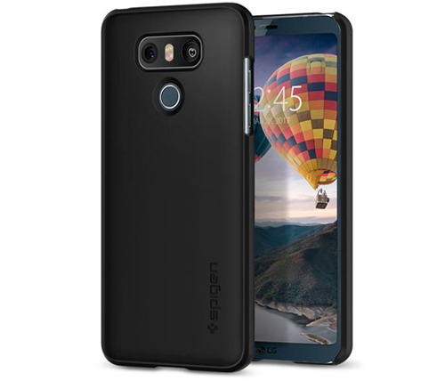 כיסוי לטלפון Spigen Thin Fit LG G6 בצבע שחור