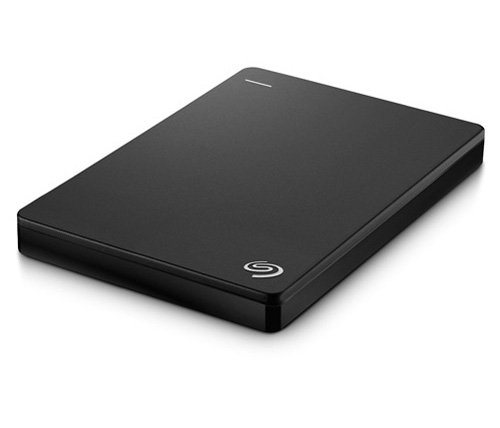 דיסק קשיח חיצוני נייד Seagate Backup Plus Slim STDR2000200 2TB בצבע שחור