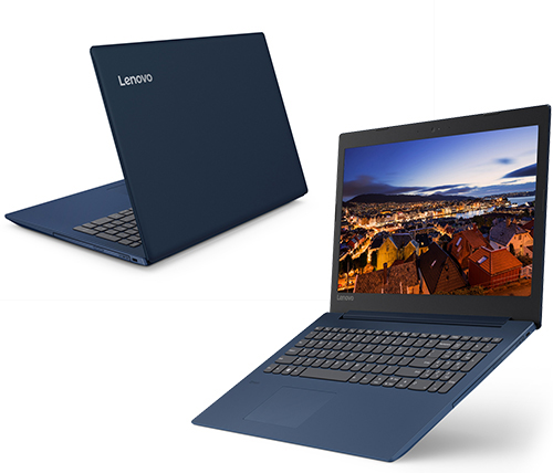מחשב נייד "15.6 Lenovo IdeaPad 330-15 81DE0270IV i3-7020U בצבע כחול, כונן 512GB SSD, זכרון 8GB ומ.גרפי Intel 620