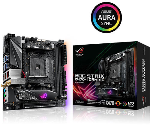 לוח אם ASUS Rog Strix X470-I Gaming Mini-ITX