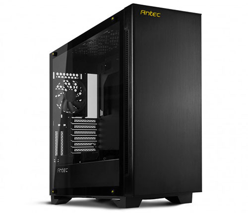 מארז מחשב Antec P110 LUCE בצבע שחור כולל חלון צד