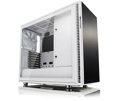 מארז מחשב Fractal Design Define R6 USB-C White – TG בצבע לבן