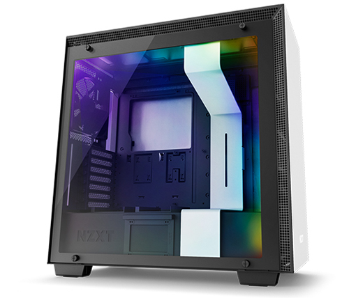 מארז מחשב NZXT H700i בצבע לבן כולל חלון צד