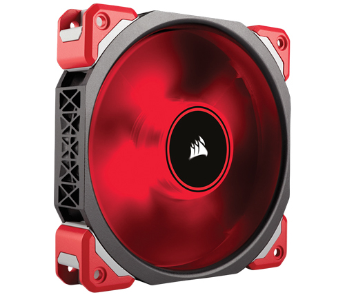 מאוורר למארז 12 ס"מ Corsair ML120 PRO LED Red 120mm PWM Premium Magnetic Levitation Fan