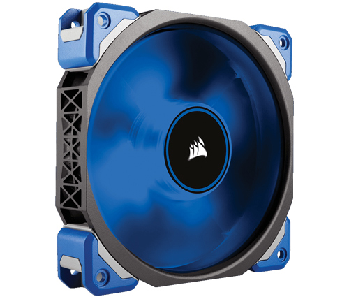 מאוורר למארז 12 ס"מ Corsair ML120 PRO LED Blue 120mm PWM Premium Magnetic Levitation Fan