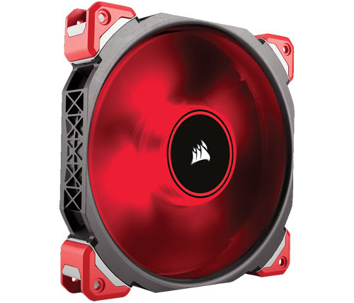 מאוורר למארז 14 ס"מ Corsair ML140 PRO LED Red 140mm PWM Premium Magnetic Levitation Fan
