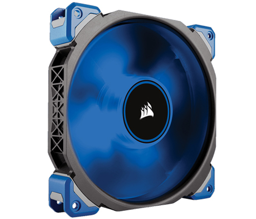 מאוורר למארז 14 ס"מ Corsair ML140 PRO LED Blue 140mm PWM Premium Magnetic Levitation Fan