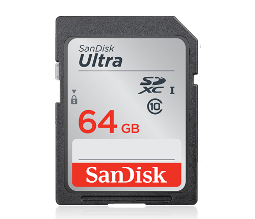 כרטיס זכרון SanDisk Ultra SDXC SDSDUNC-064G - בנפח 64GB