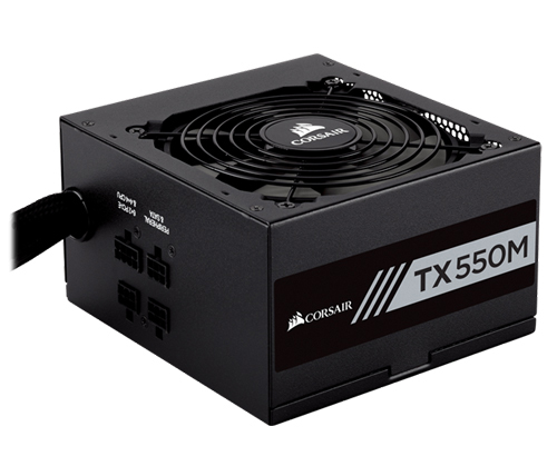 ספק כוח למחשב Corsair TX550M 80+ Gold Semi-Modular 550W