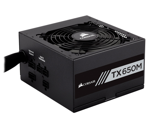 ספק כוח למחשב Corsair TX650M 80+ Gold Semi-Modular 650W
