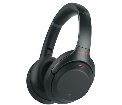 אוזניות אלחוטיות Sony WH-1000XM3 עם מיקרופון Bluetooth בצבע שחור אחריות היבואן הרשמי