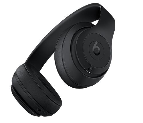 אוזניות Bluetooth אלחוטיות עם מיקרופון ביטס Dr.Dre Beats Studio 3 Wireless בצבע שחור מט