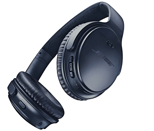 אוזניות אלחוטיות Bose Quiet Comfort QC35 II עם מיקרופון Bluetooth בצבע כחול