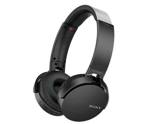 אוזניות אלחוטיות Sony MDR-XB650BT עם מיקרופון Bluetooth בצבע שחור