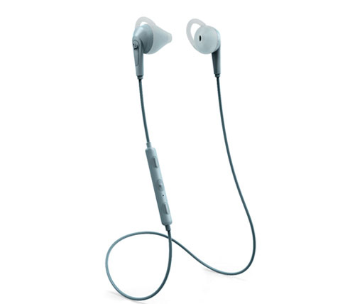 אוזניות ספורט אלחוטיות Urbanista Chicago Cement Blue עם מיקרופון Bluetooth בצבע כחול