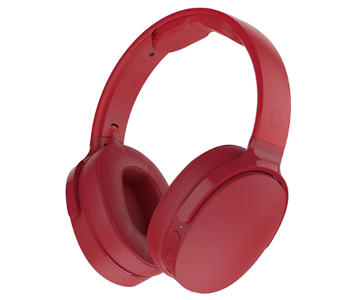 אוזניות אלחוטיות Skullcandy Hesh 3 עם מיקרופון Bluetooth בצבע אדום