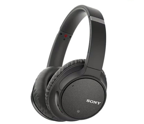 אוזניות אלחוטיות Sony WH-CH700N עם מיקרופון Bluetooth בצבע שחור