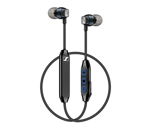 אוזניות אלחוטיות Sennheiser CX 6.00BT עם מיקרופון Bluetooth בצבע שחור כחול