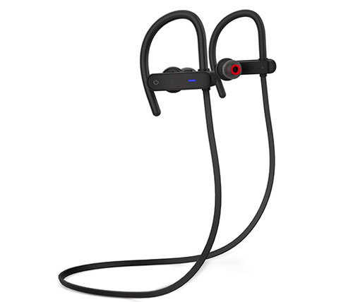 אוזניות ספורט אלחוטיות Spigen Legato Sport R53E עם מיקרופון Bluetooth בצבע שחור