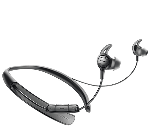 אוזניות אלחוטיות Bose QuietControl 30 עם מיקרופון Bluetooth בצבע שחור 