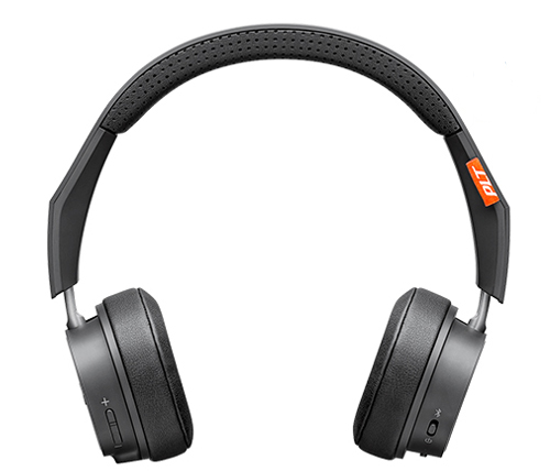 אוזניות אלחוטיות Plantronics BackBeat 505 עם מיקרופון Bluetooth בצבע אפור כהה