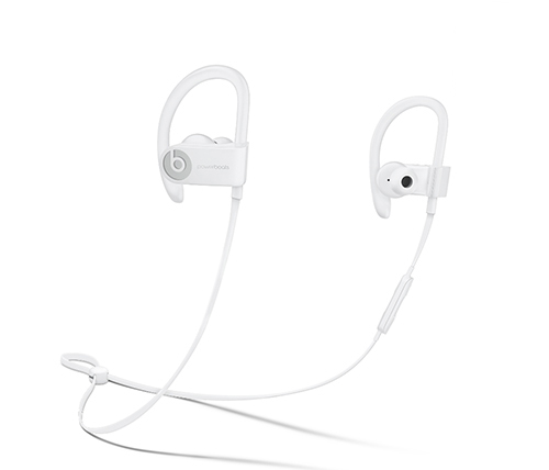 אוזניות ספורט אלחוטיות Beats By Dr.Dre Powerbeats3 עם מיקרופון Bluetooth בצבע לבן