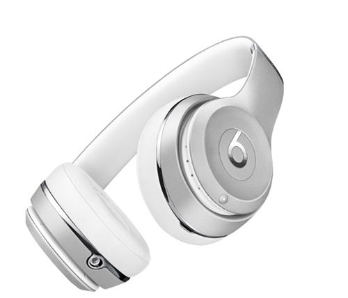 אוזניות אלחוטיות Beats by Dr.Dre Solo 3 עם מיקרופון Bluetooth בצבע כסוף